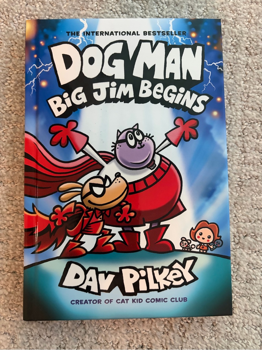 Dog Man: Big Jim Begins by - Blue Cover